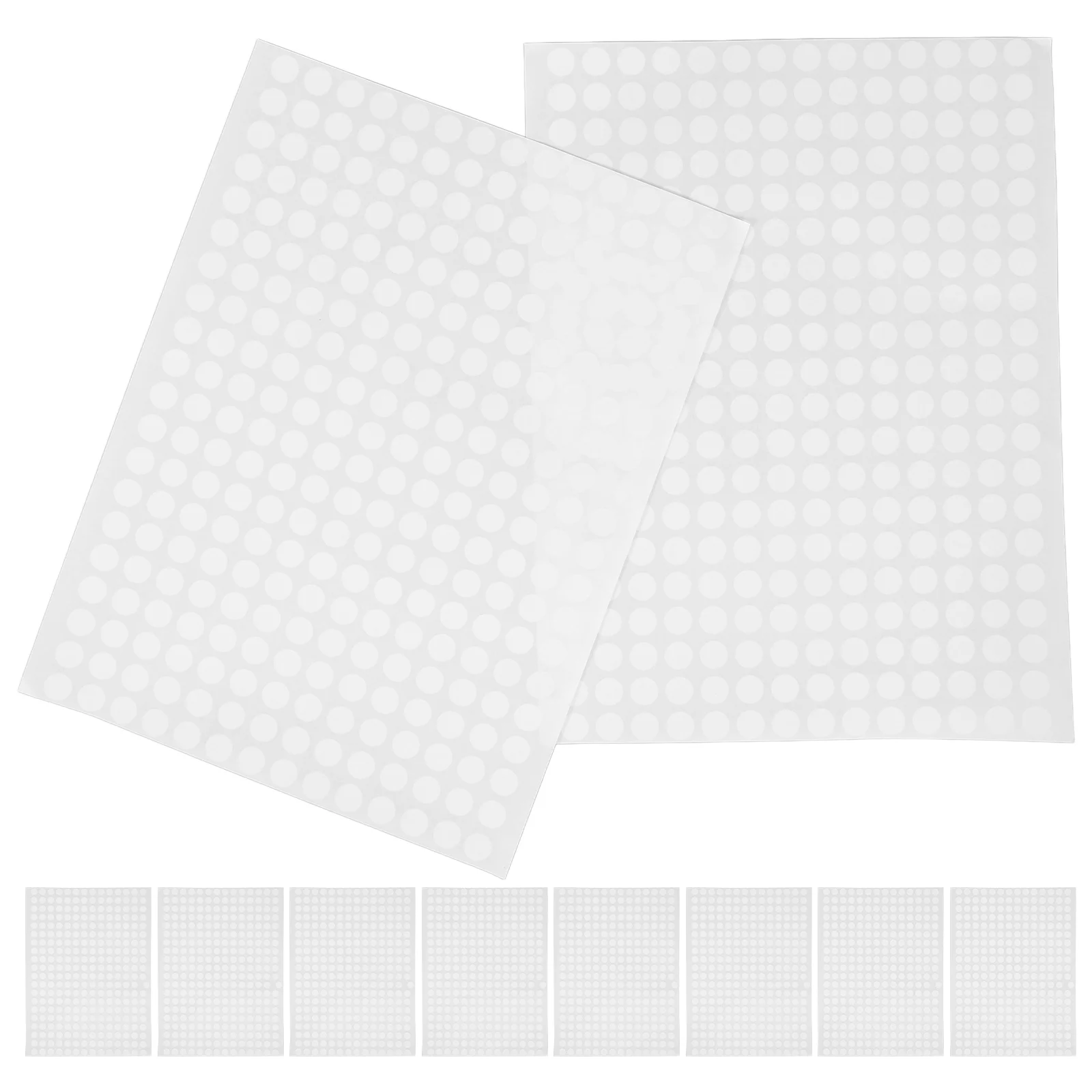 

10 Sheets Round Sticker Label Colored Stickers Coding Labels Dot Coloured Dots Colorful