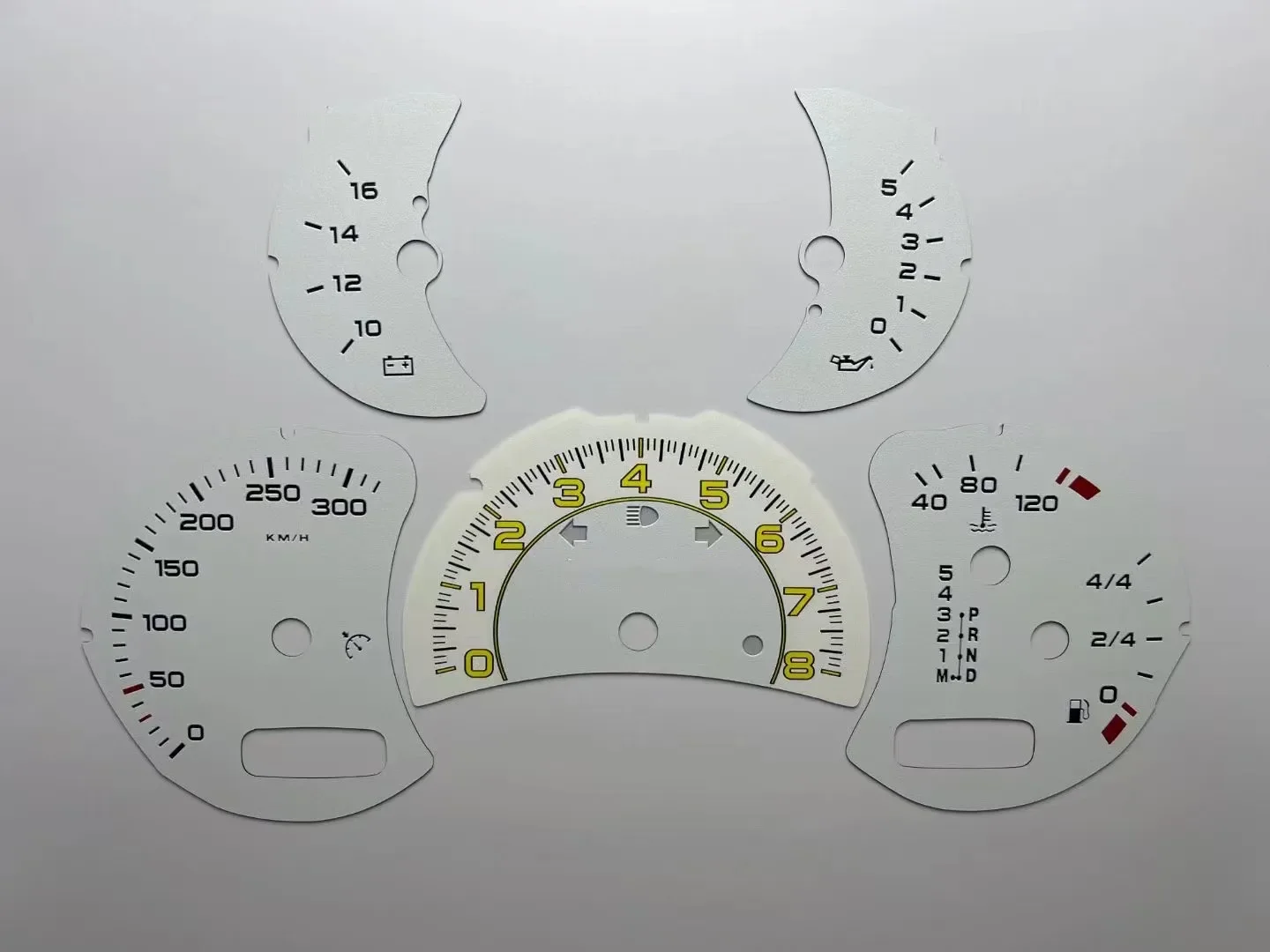 

Измерительный прибор, счетчик циферблата белого цвета для Porsche 911 996, кластер инструментов, автоматические датчики с миль/ч до км/ч