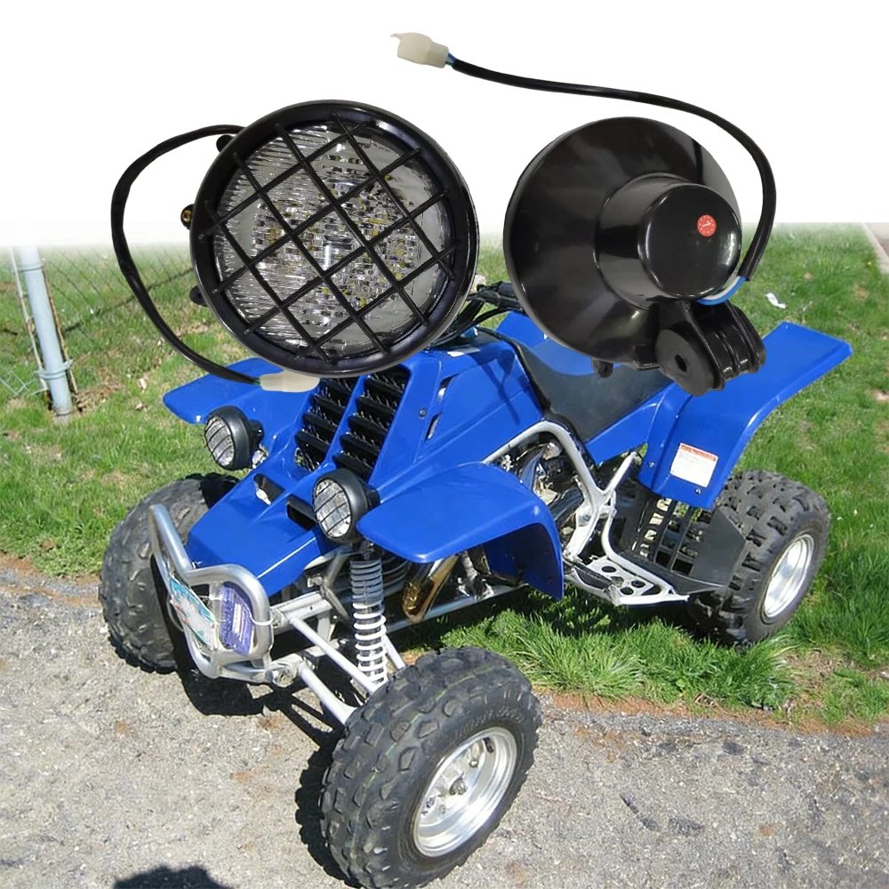 2 szt. Reflektory LED do motocykli Yamaha Banshee Warrior 350 Wolverine Big Bear Kodiak 1987-2006