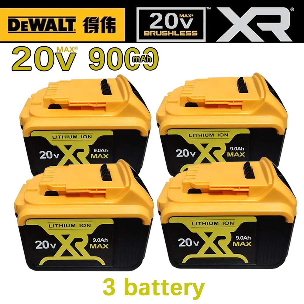 

Original-Dewalt battery 20V 9AH, rechargeable lithium-ion battery, Dewalt DCB115, DCB118, fast charging, Dewalt tool battery