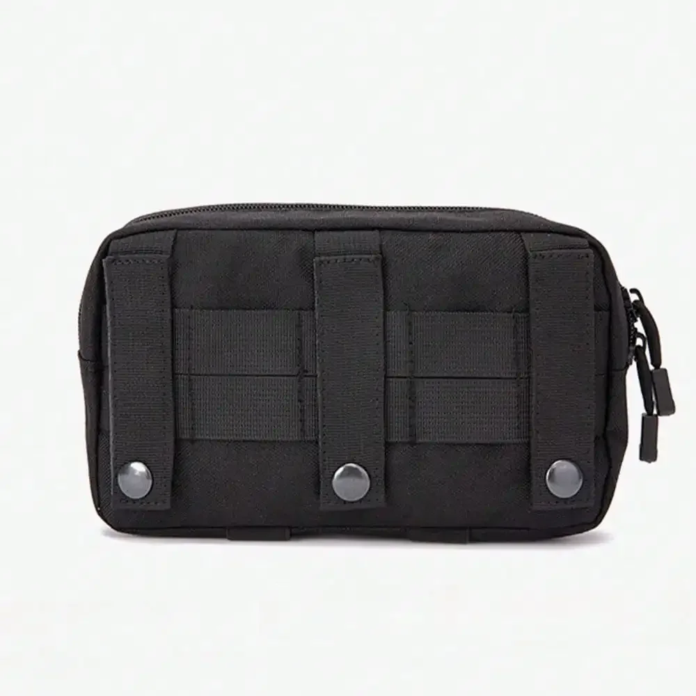 حقيبة خصر للرجال محمولة من النايلون للاستخدام الخارجي، مجموعة أدوات صيد EDC، حقيبة مولي مع خطافات معدنية، محفظة خصر مموهة للعملات المعدنية #6