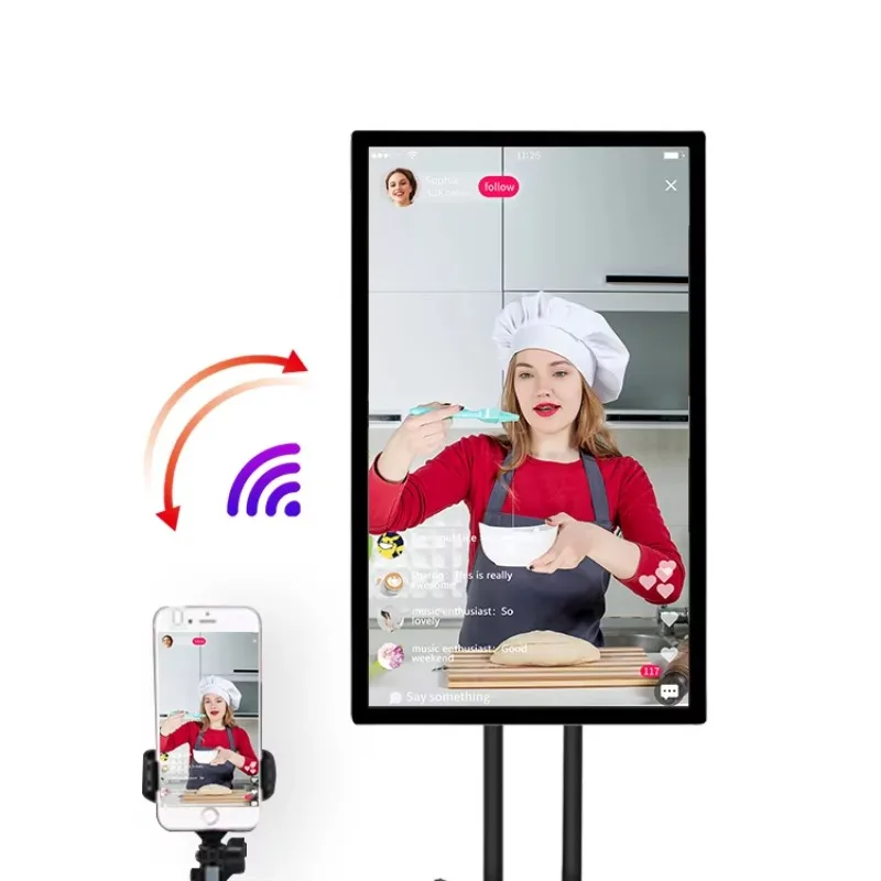 

Big Screen LCD Touch Interactive Mobile Live Streaming Equipment For Tiktok Ins Youtube Live Show