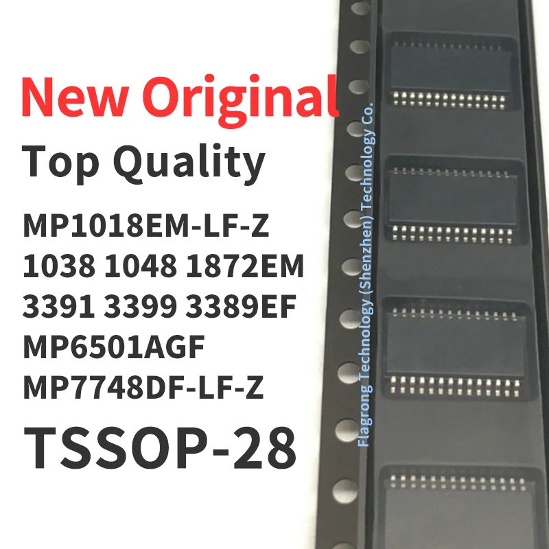 10 Pieces MP1018EM MP1038EM MP1048EM MP1872EM MP3391EF MP3399EF MP3389EF MP6501AGF MP7748DF-LF-Z TSSOP Chip IC New Original