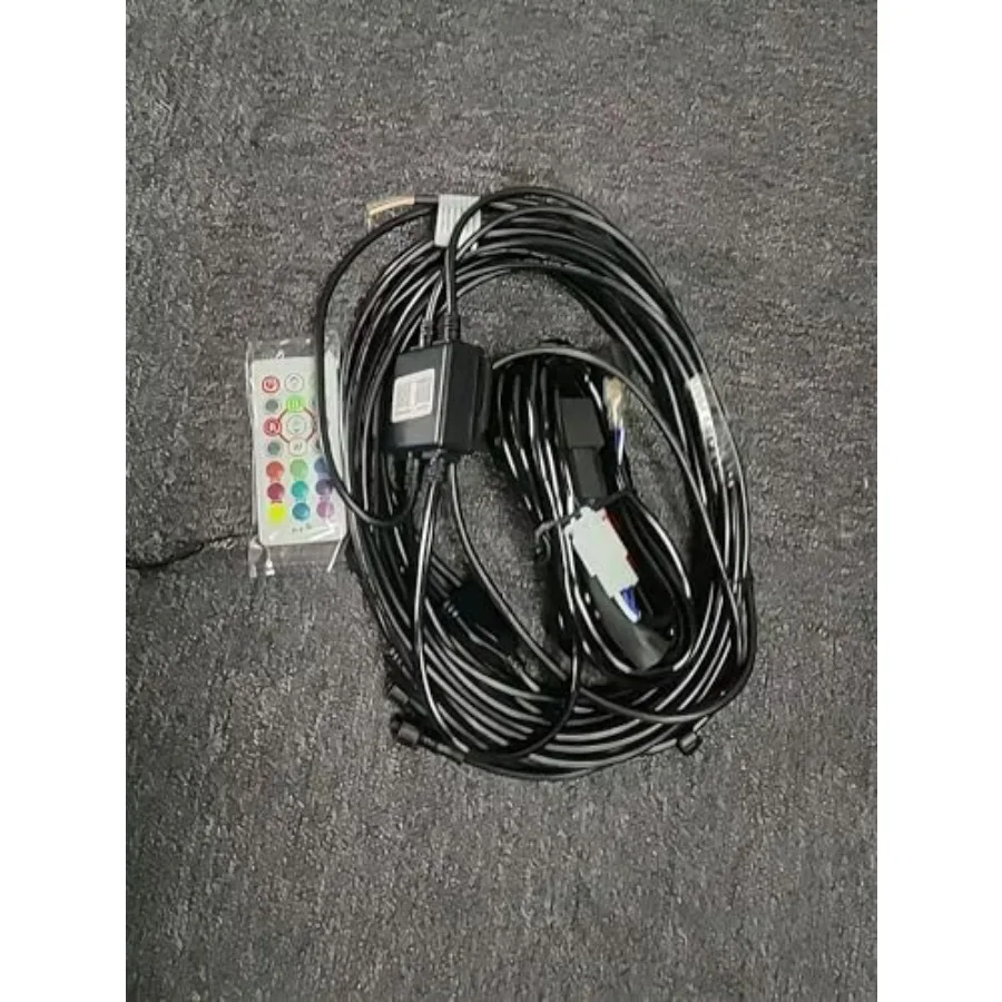 

Sando Tech RGB Bluetooth Control Box 4Pin Connecter 4Plugs Wire SetRemote Fit for Wheel Lights/Whip Light/Rock Light/LED Strips