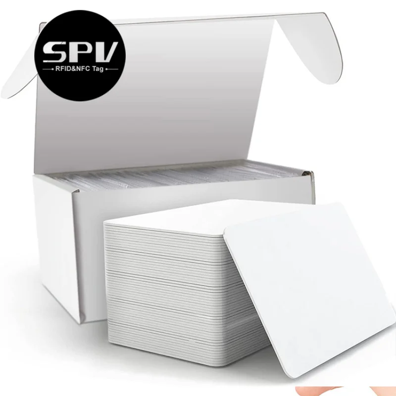 100pcs    Printable Blank Smart NFC 13.56MHz Ntag213 RFID Plastic PVC Cards