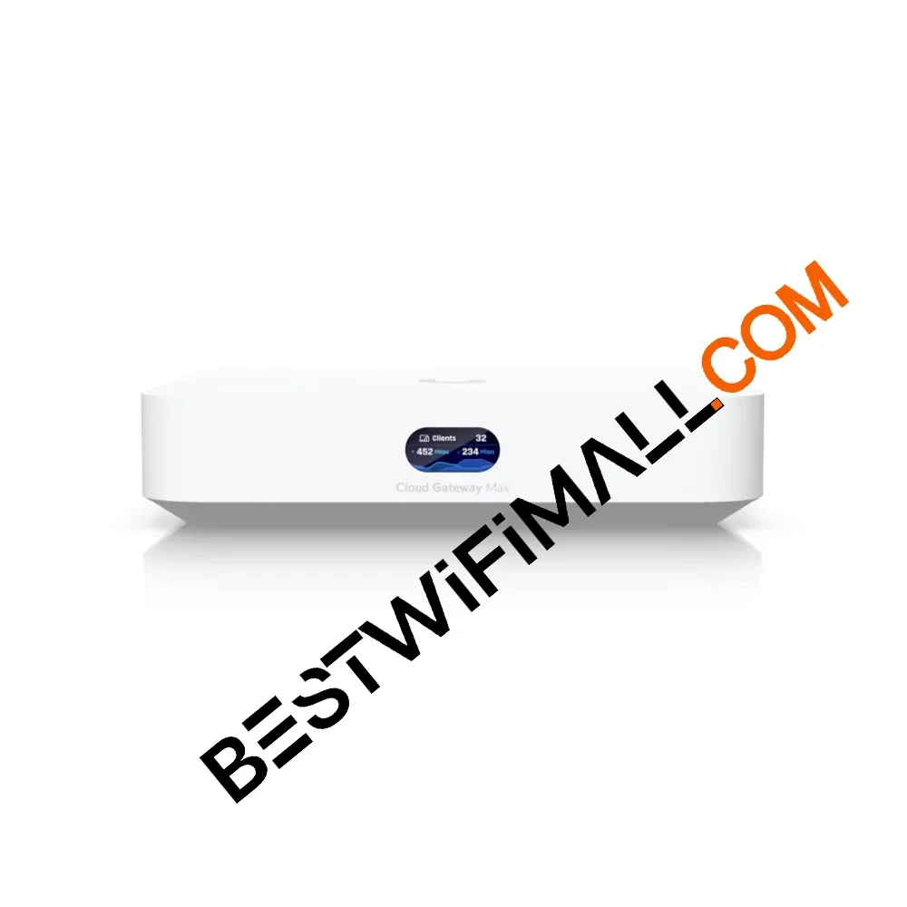 UBIQUITI Cloud Gateway Max UCG-Max-NS UCG-Max Compact 2.5G 30+UniFi Device 300+Client Support 2.3 Gbps IPS Routing, NVR Storage
