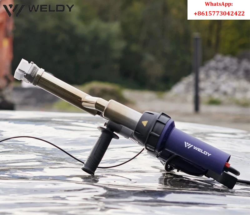 WELDY EX2 Extrusion Type Plastic Welding Torch Hot Air Plastic Welding Geographic Pipe Thermoplastic Manual Welding Machine