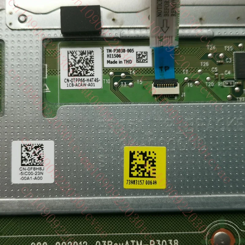 0TPP66 0P8H8J новый оригинальный для DELL Alienware M15 R2 M15 R3 R4 сенсорная панель кнопка мыши плата TPP66 P8H8J AM2KH 000000 TM-P3038-0