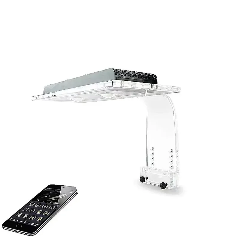 WiFi Control Reef Aquarium Light Auto Simulate Sunrise Sunset RGB LED Aquarium Light for All Aquariums