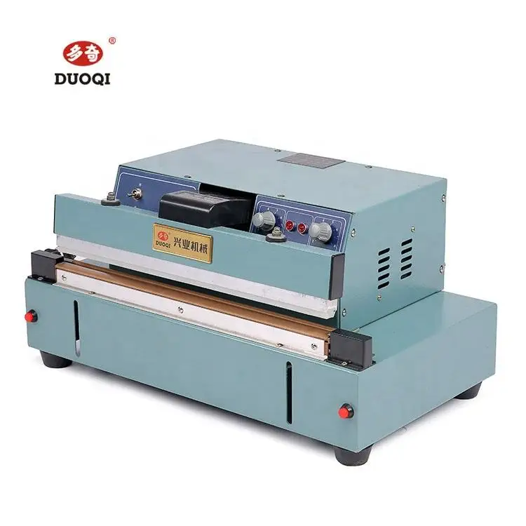 

Duoqi FKR-450 Semi-Auto Table Materials and Food Industrial Aluminum Body Sealer Sealing Machine