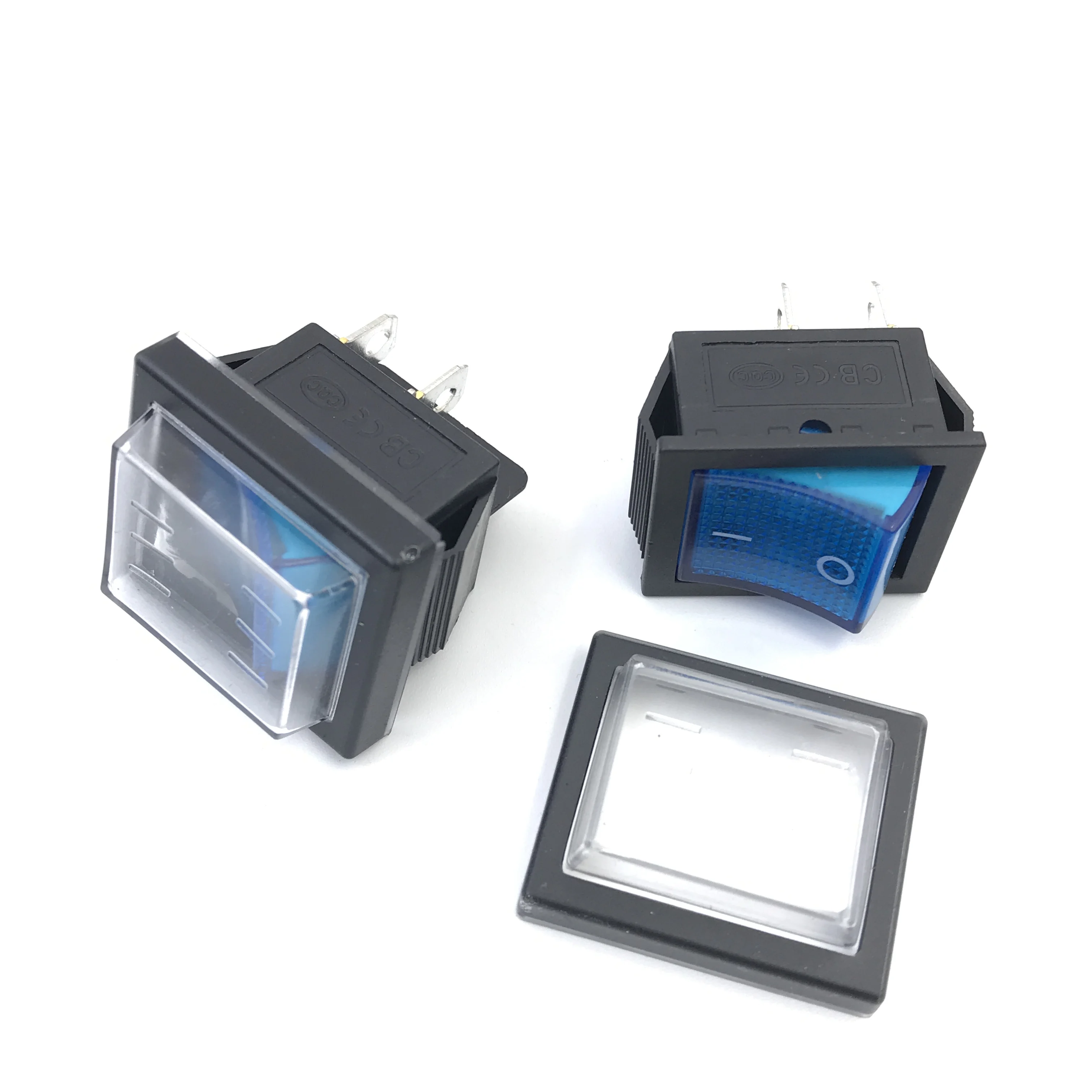 Latching Rocker Switch Power Switch I/O 4 Pins with Light 16A 250VAC 20A 125VAC KCD4