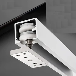 1PCS Universal Hanging Wheel Folding Door Hanging Wheel Hanging Rail Track Sliding Door Pulley Partition Sliding Door Guide Rail