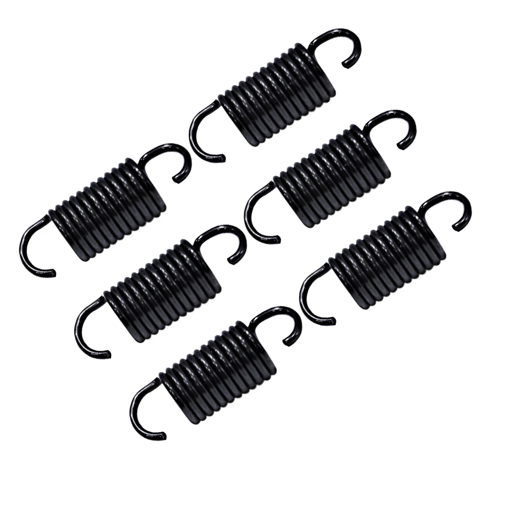 6pcs/set 2.5inch[65mm] Stainless Steel Replacement Recliner Sofa Chair Mechanism Tension Spring - Long Neck Hook Style