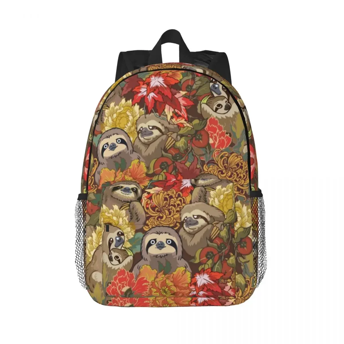 Because Sloths Autumn Backpacks Boys Girls Bookbag Casual Students School Bags Laptop Rucksack Shoulder Bag Large Capacity