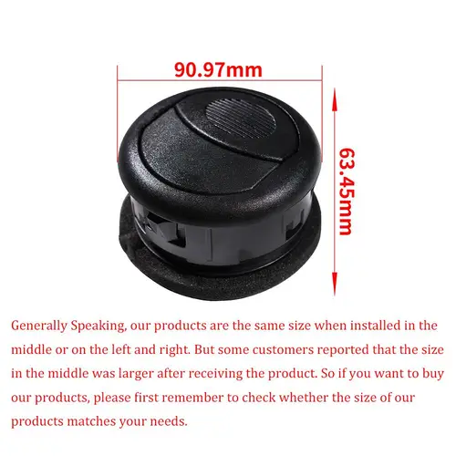 Imagen 2 del producto 735461076 735460869   Cubierta de rejilla de ventilación de coche, cabina de ventilación de aire para Fiat Fiorino Citroen Nemo Peugeot Bipper