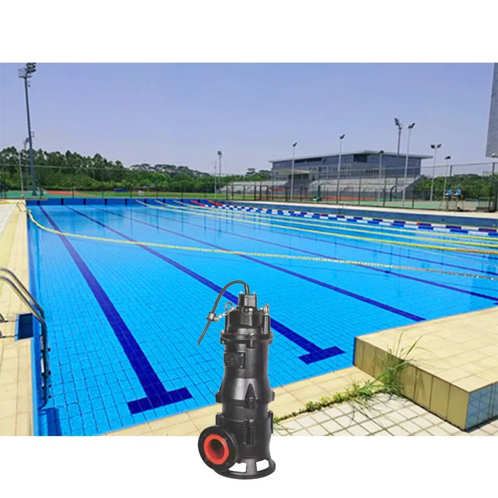 Tauchbare Abwasserpumpe aus Edelstahl für Schwimmbad