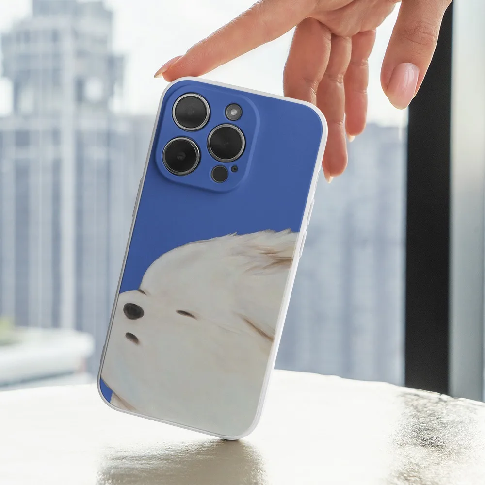 Windward Puppy Pattern Phone Case For iPhone 16 15 14 13 12 11 Pro Max XS X XR 7 8 Plus SE 22 20 Shockproof Soft Silicone Cover