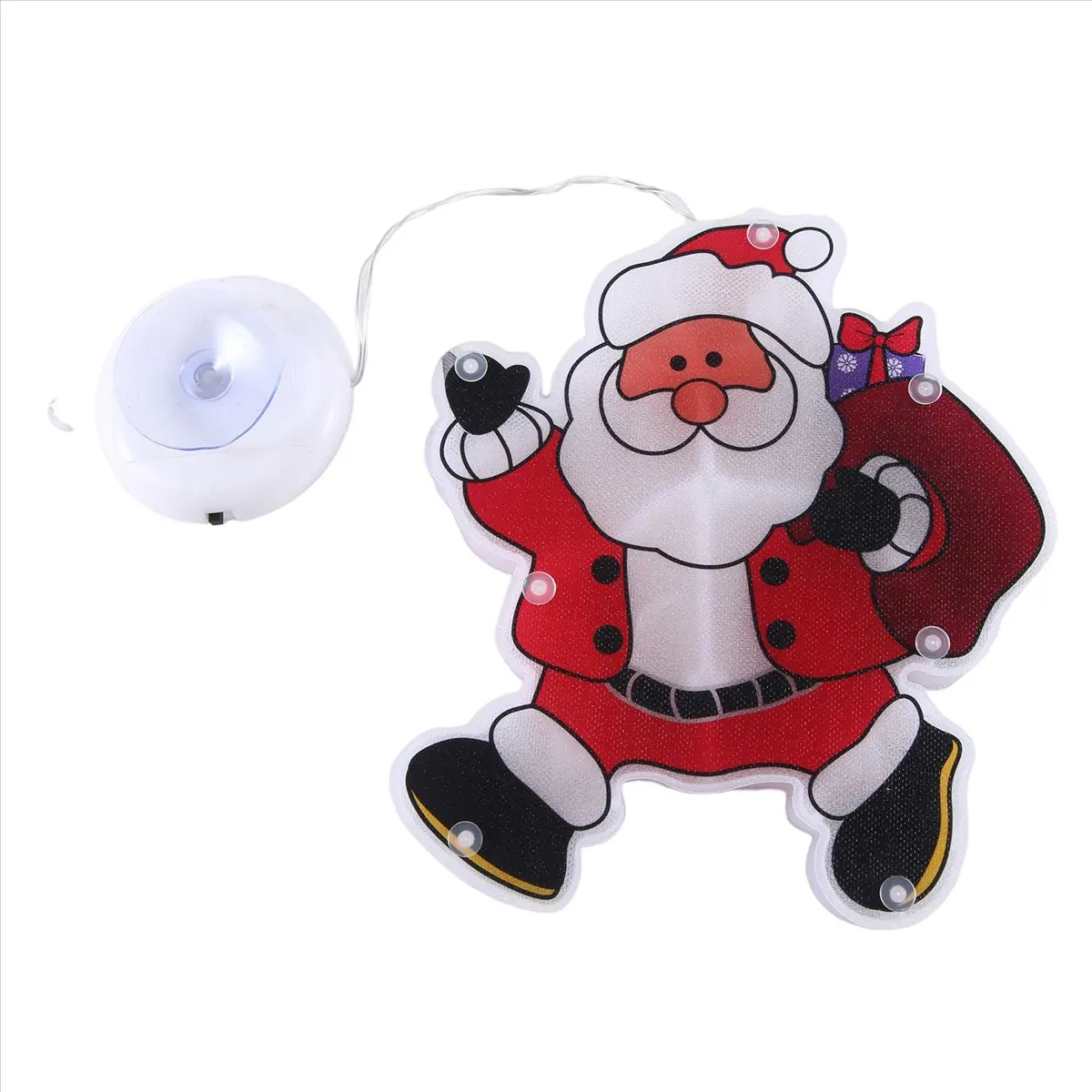 

Жевательные рождественские огни, подвесные светильники для окон, рождественские декоративные светильники, украшение для окна магазина, комнаты, светодиодные фонари на присоске