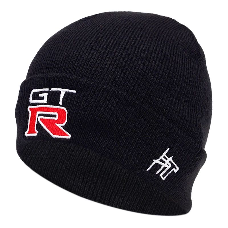 Unisex GTR wyszywane litery modne czapki wiosenne czapki na jesień czapka typu Beanie czapki dla kobiet mężczyzn