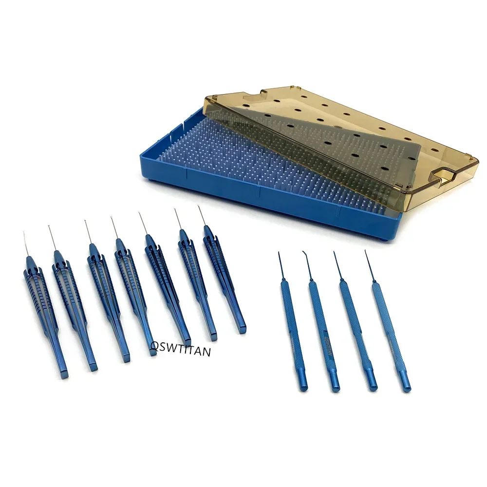 안구 스패출라 키트 비트로 망막 기구 세트 안과 수술 기구 1세트 눈꺼풀 도구
