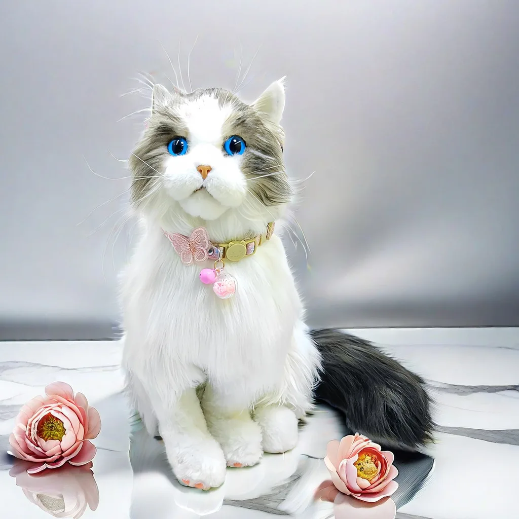 1 Stück im Dunkeln leuchtendes Katzenhalsband mit Schmetterlings- und Blumendesign, niedliches Katzenhalsband, Halsband für Hauskatzen/Außenkatzen, keine Batterie erforderlich – Detail 7