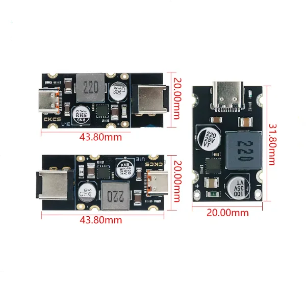 PD65W Fast Charger Adapter Module Type-C Interface Apple PD3.1 PPS Fast Charger QC3.0 SCP