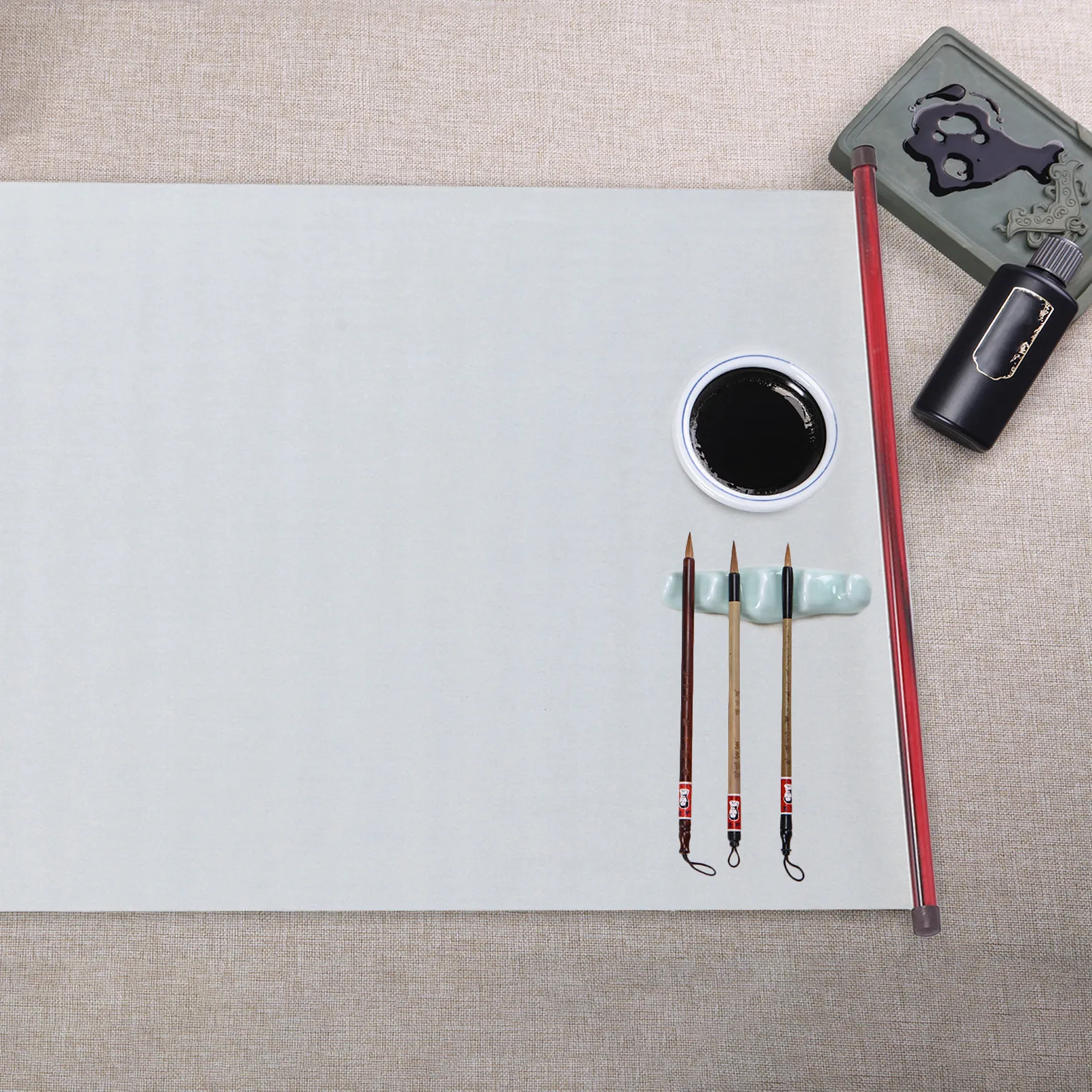 

Многоразовый портативный коврик-свиток для каллиграфии и рисования (китайская каллиграфия)