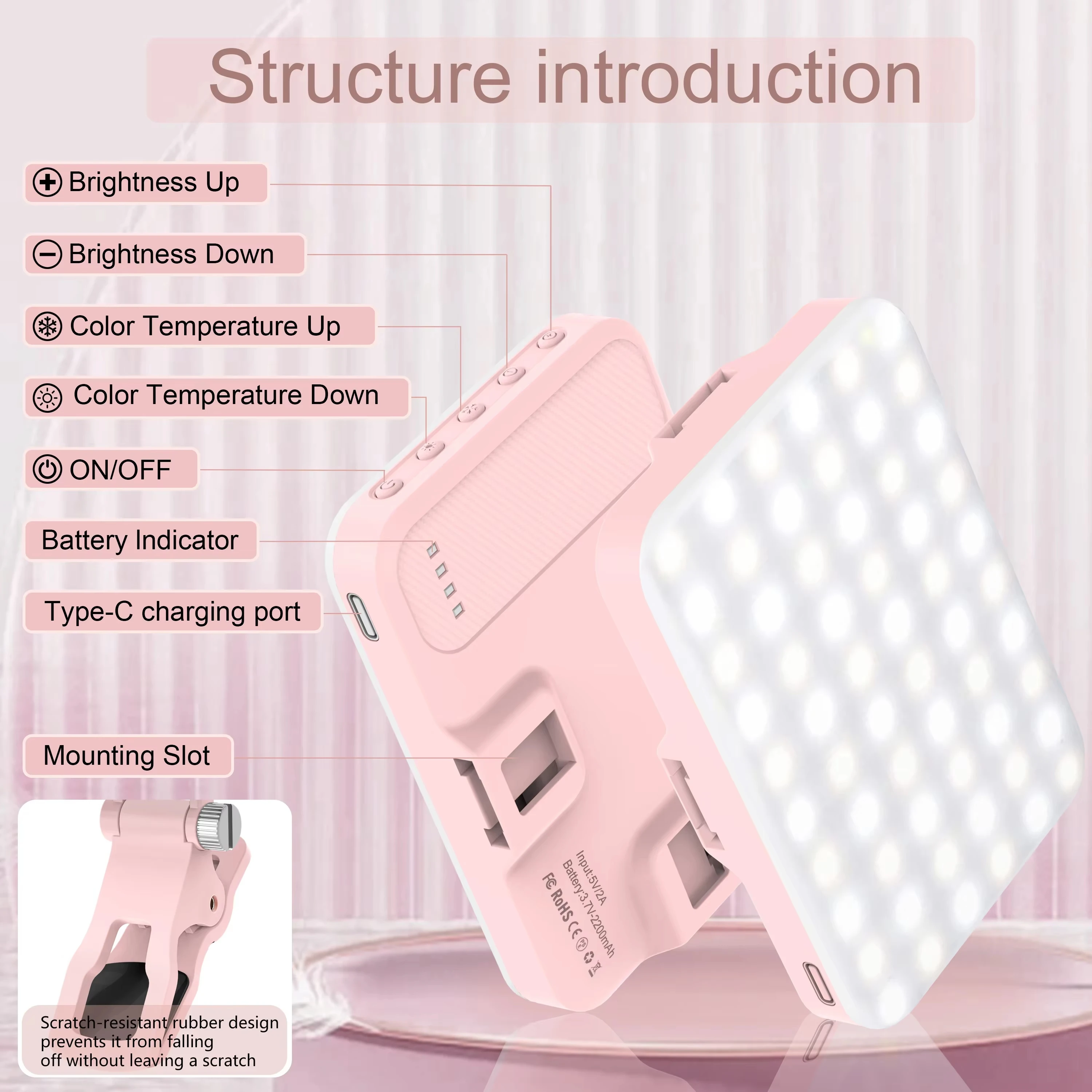 LED Selfie Light 60 High Power - Photography Lighting Led recension och pris