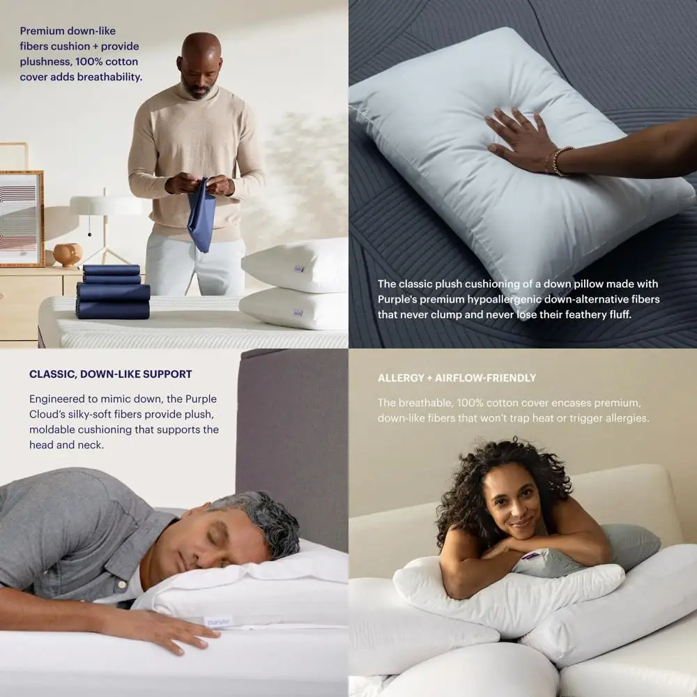 

Hypoallergenic King-Size Gel Pillow for Plush Comfort and Moldable Support