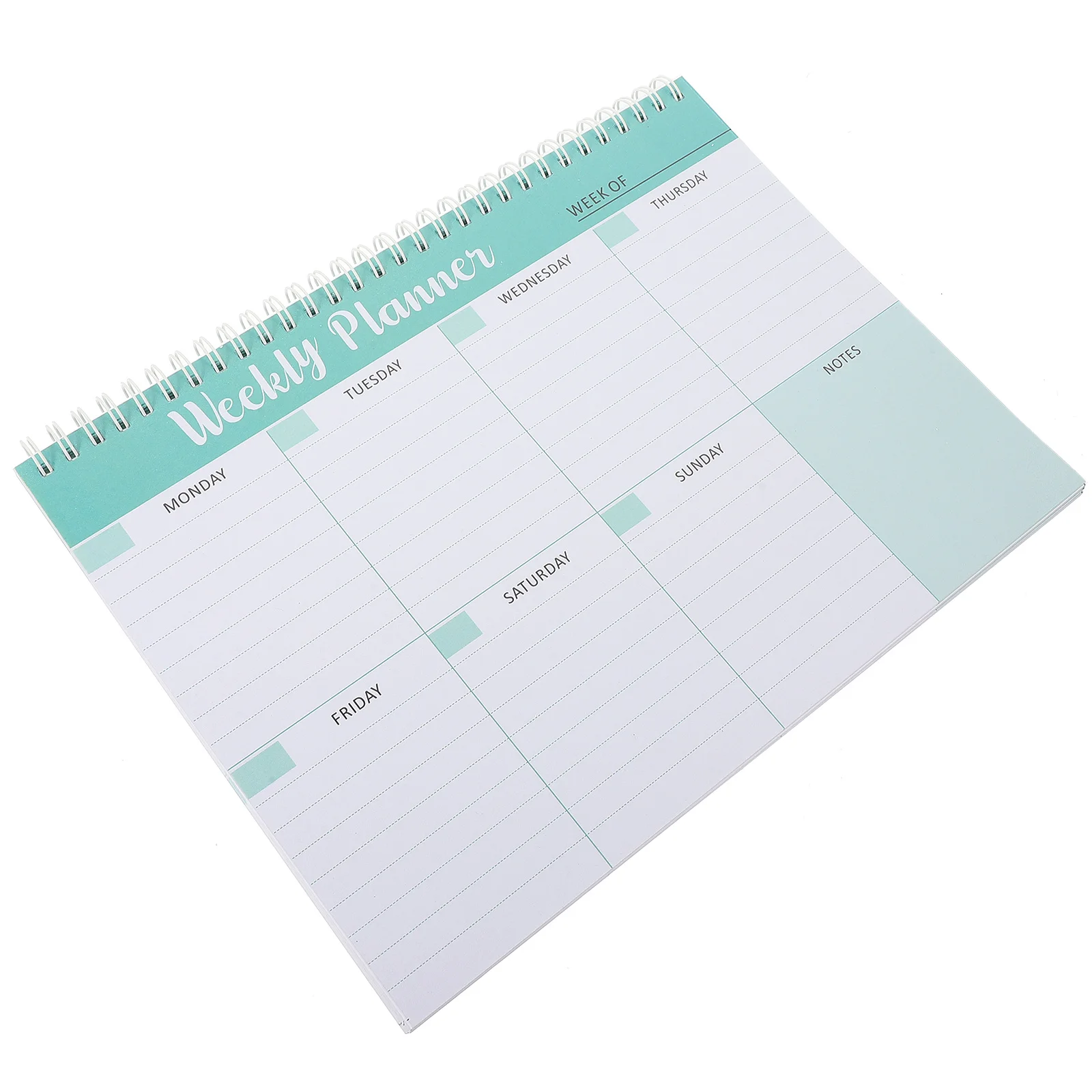 Weekly Date Notepad For Work Study Schedule Calendar To Do List Planner Management Print Stationery