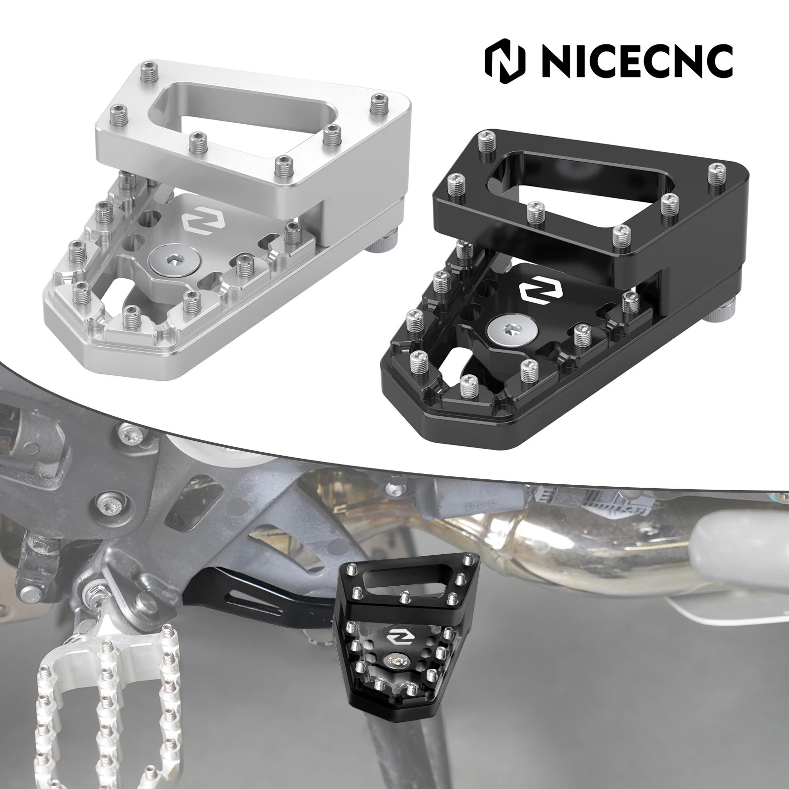 

For 2018-2023 BMW R1250GS Stepped Brake Pedal Tip Motorcycle Dual Control Brake Lever Extender Pad for BMW R 1250 GS R1250 GS