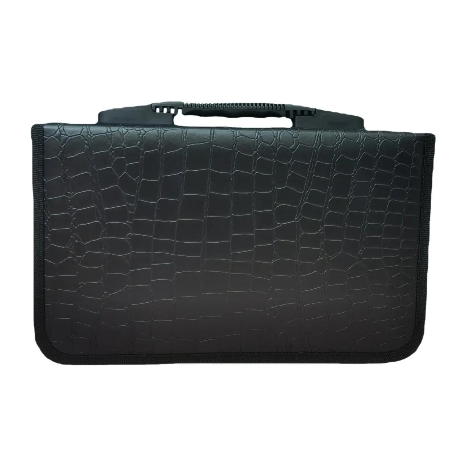 CD Case Portable CD Storage Wallet Bag Zipper Closure CD Holder for Office