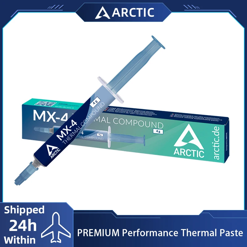

Термопаста Origin Arctic MX4 8,5 Вт 4g, теплопроводящая силиконовая смазка для чипов графического процессора