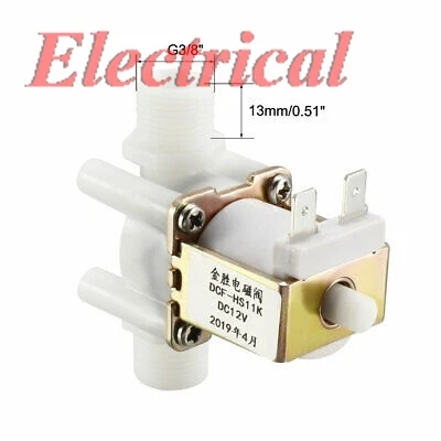 1 pz G3/8 "elettrovalvola acqua DC 12 V ingresso filettatura maschio normalmente aperto con filtro