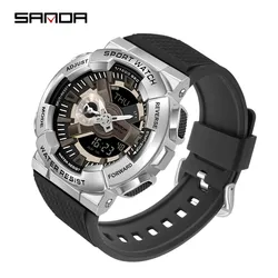 Fashion Sanda Top Brand Watch Men Magic Color Fashion Digital Wristwatch Unisex Luxury Cool Waterproof Sport Clock 9004