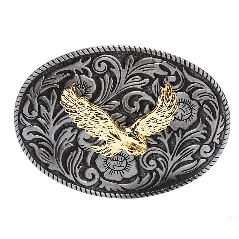 

[YU]Vintage Eagle Metal Alloy Belt Buckles Unisex Western Buckle Cowboys Cowgirls