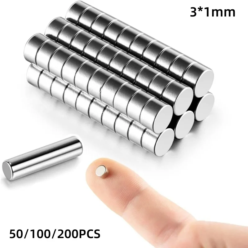 Mini 3mm X 1mm Small Round Magnet 0.118