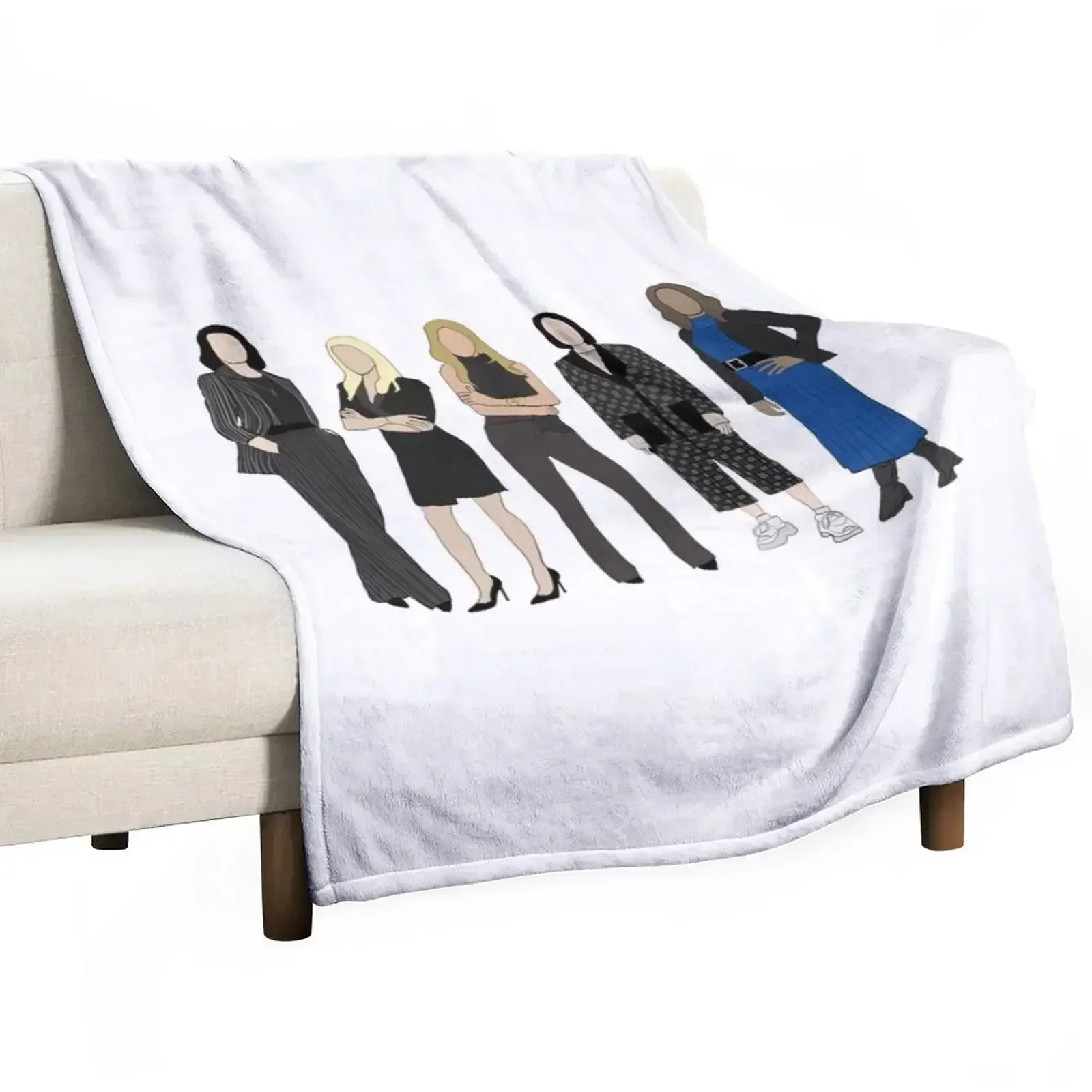 Women of The Morning Show Throw Blanket Cozy Warm Blanket for Bed Room Decor