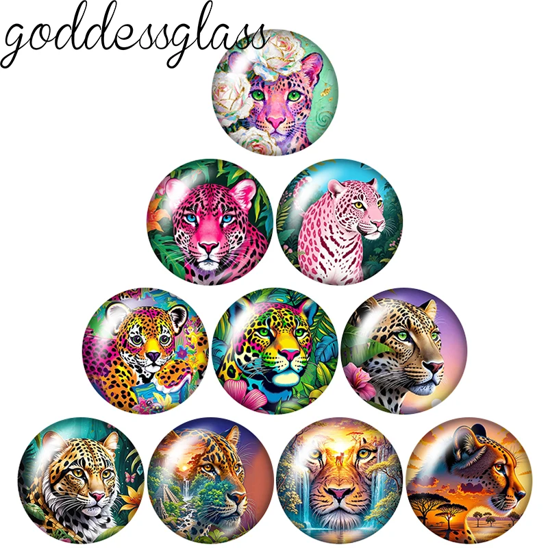 Jewelry Making Drawing - Wild Animal leopard Drawings PINK beast