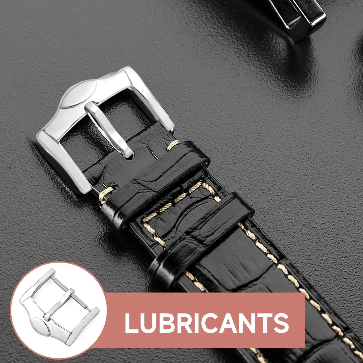 นาฬิกาโลหะหัวเข็มขัด 14/16/18 มม.นาฬิกาหัวเข็มขัดสแตนเลสนาฬิกาอุปกรณ์เสริมสายหนังนาฬิกาหัวเข็มขัด