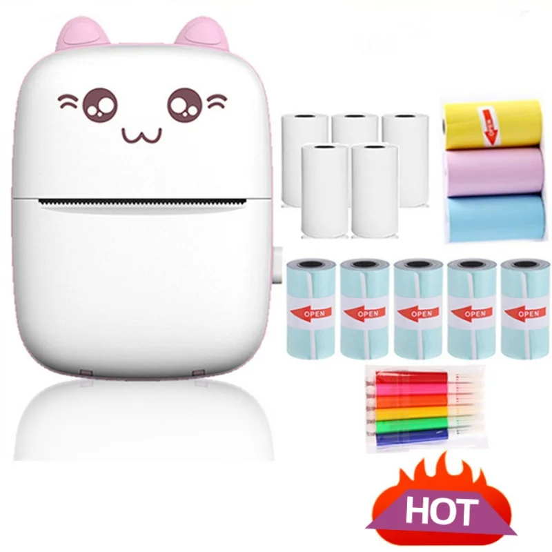 Mini appareil photo de recherche portable pour étudiants, imprimante de mauvaise question, accessoires Kawaii, cadeaux de retour à l'école, nouveau