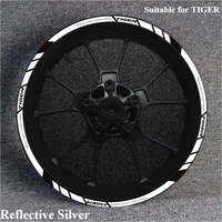 21+17 19+17 Inchs Reflective Motorcycle Wheel Tire Modification Sticker Hub Decals Rim Stripe Tape Suitable for Tiger 850/950