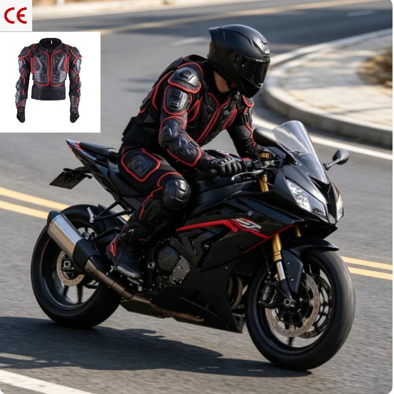 

Motorcycle Offroad Anti-fall Protective Armor Back & Elbow Protector Shock Absorbing Safety for Dirt Bike Motocross Riding Gear