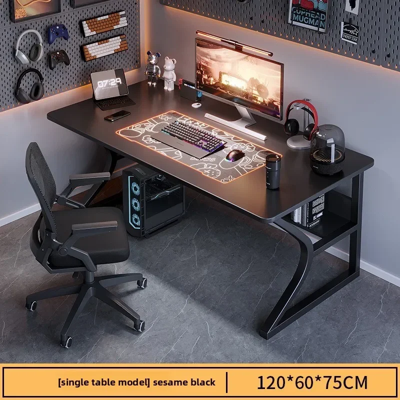 

Изысканный минималистичный компьютерный стол для дома, простой игровой стол и стул, домашний письменный стол для студентов