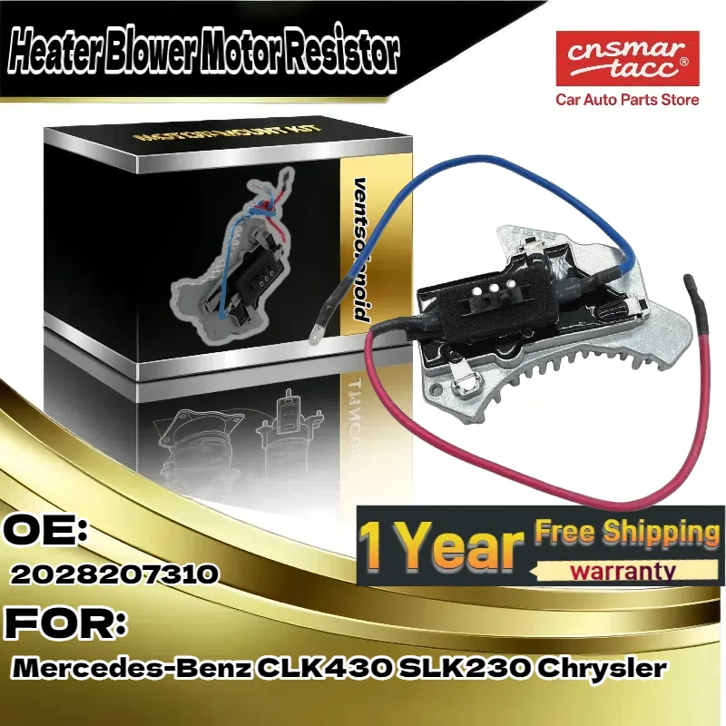 

Для Mercedes-Benz CLK430/SLK230 (W208) и для Chrysler | Резистор двигателя вентилятора отопителя кондиционера — 2028207310