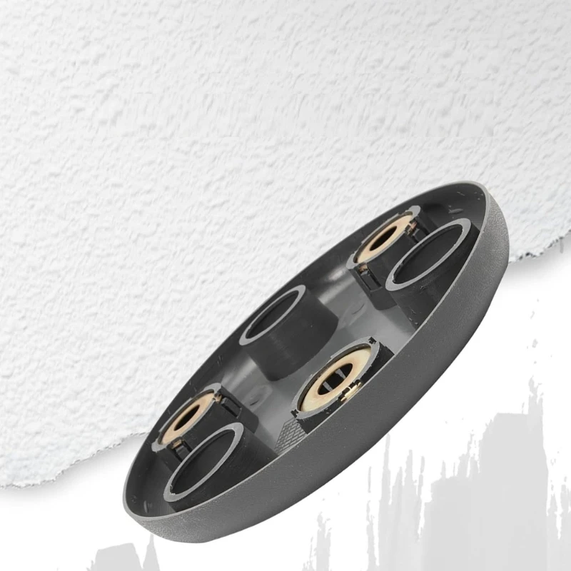 Plastic Wheel Cover Pair, Gray 24.8 Trim Set, Part 93824452 4