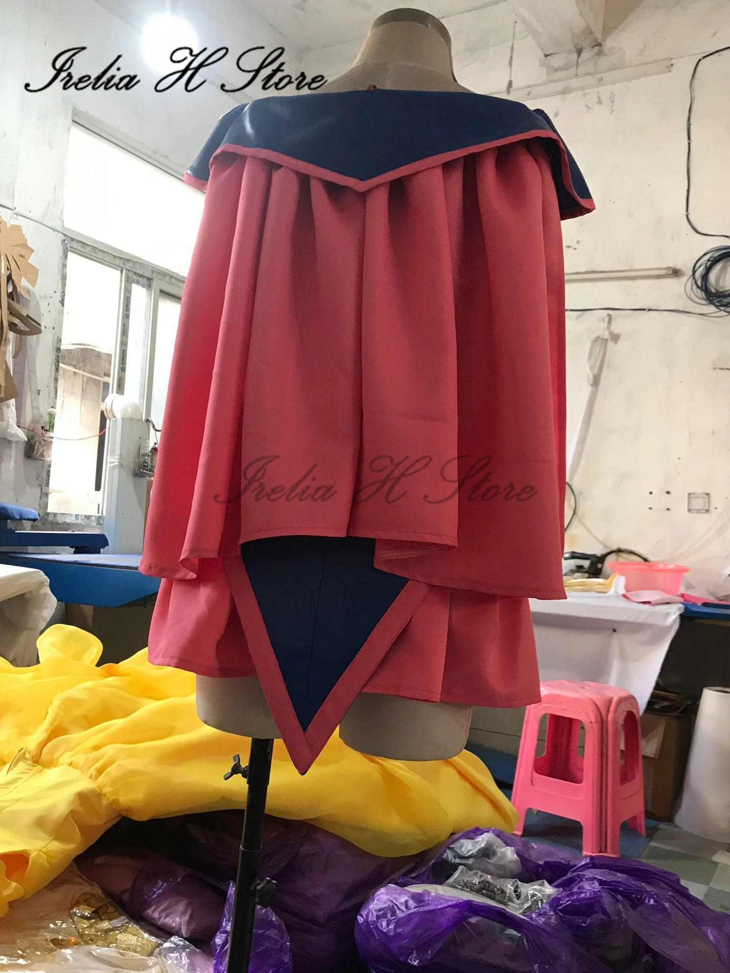 Irelia H Store Cutom size Mana from Black Magician Girl Mana Cosplay Costume Anime dress female two colors for choose image 2