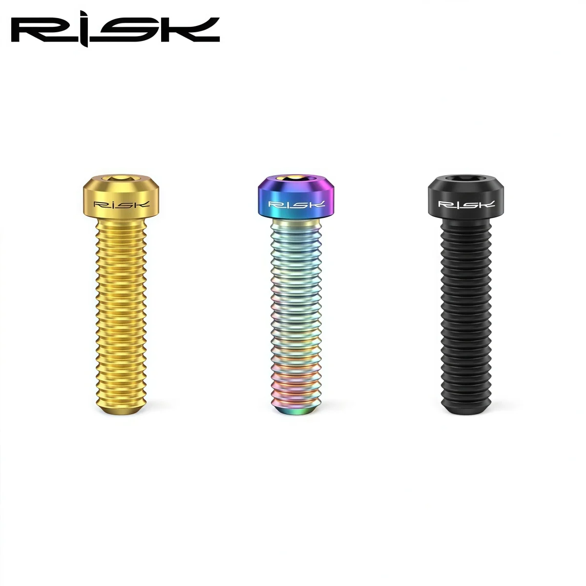 RISK Titanium M6x23.5 Bike Hydraulic Disc Brake Calipers Assembly Bolts– For SHIMANO DEORE XT & SRAM