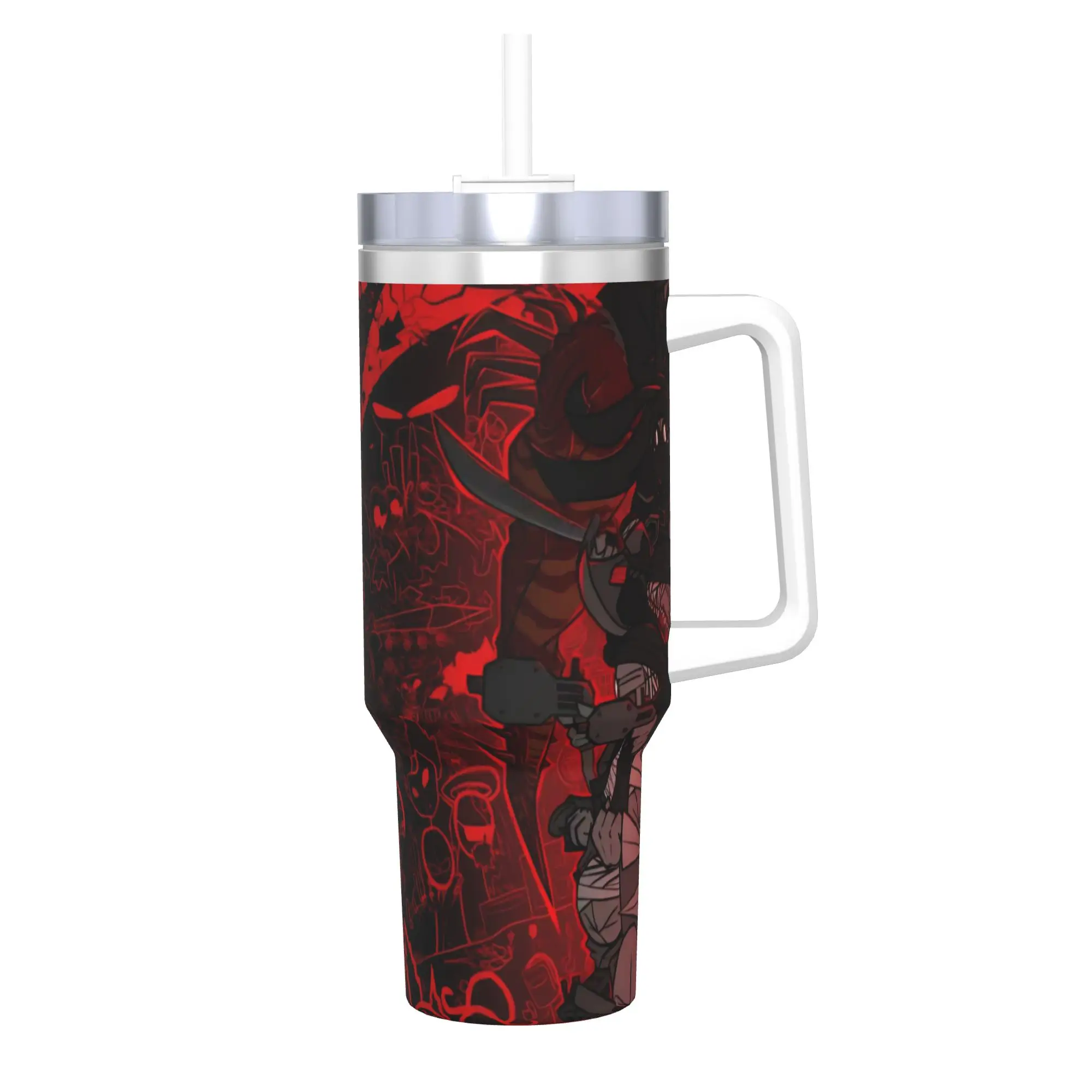 MADNESS COMBAT Hank Tumbler 40oz Stainless Steel Double Wall Vacuum Insulated  Tumblers Cup With Straw