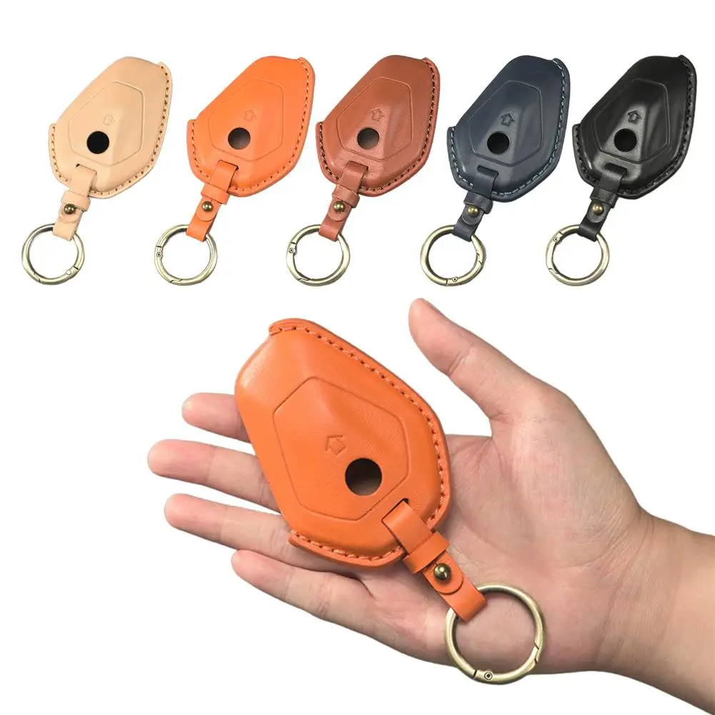 Motorcycle Leather Key Case for BMW R1200GS Water Bird / R12-Cowhide Leather Case, Motorcycle Key Pouch, Modification Acces W5Q2